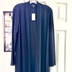 NWT J. Jill Long Cardigan Sweater Top - Striped